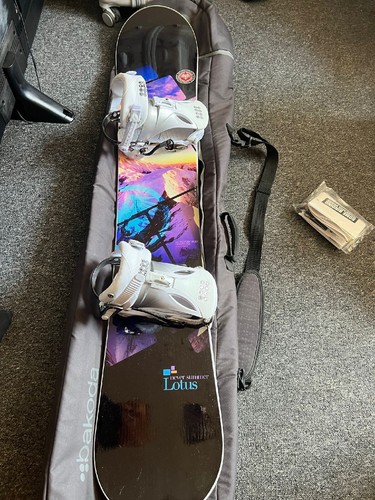 Snowboard and parts - and,