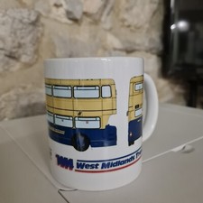 WM Travel West Midlands Transport WMPTE Leyland Atlantean Cup Mug 1980s livery