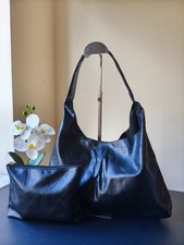 Black Faux Leather Women's
