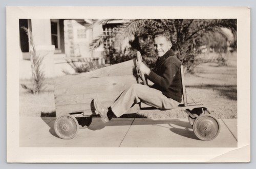 Vintage snapshot photo boy - boy, in