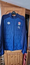 Umbro Men's England Rugby Waterproof Navy Coat Size 3XL