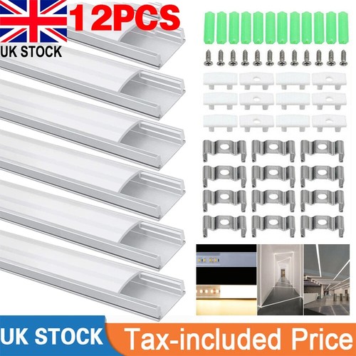 12pack led aluminium channel - 12pack,