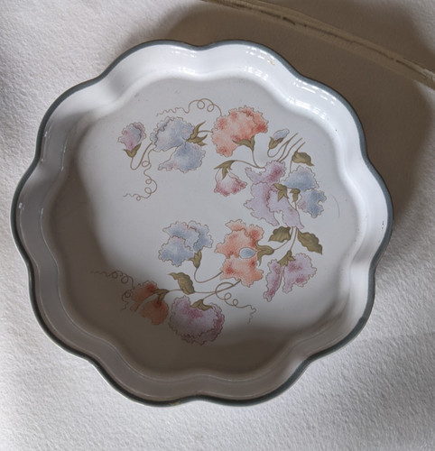 Denby sweet pea ceramic flan - pea',