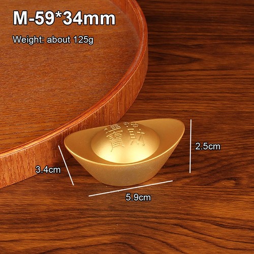 1pcs chinese style brass ingot - 1pcs,
