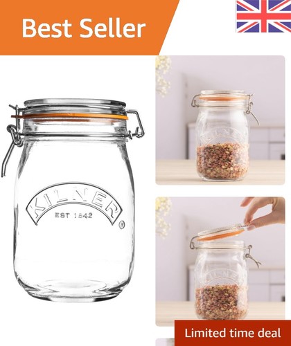 Litre airtight glass - 1,