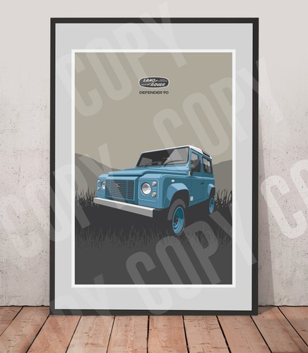 Land rover defender art print - defender,
