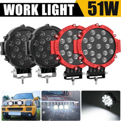 Round led work light - led,