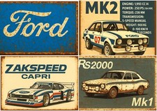  Metal Signs Retro Ford, ST RS