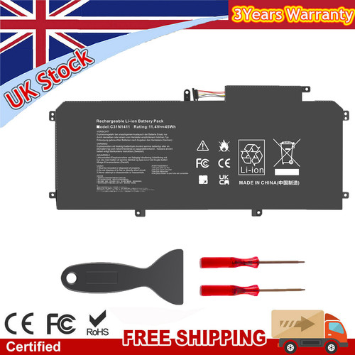 C31n1411 battery for asus - c31n1411,