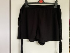 Primark Black Shorts Size 16