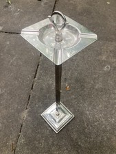 Art Deco Chrome Ashtray Stand