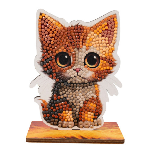 Kitten wildlife crystal art - -,
