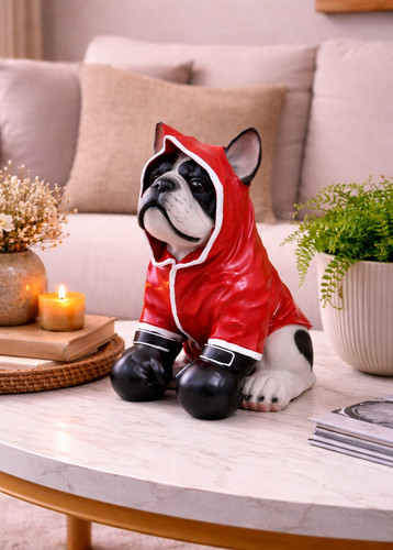 Red boxing french - red,