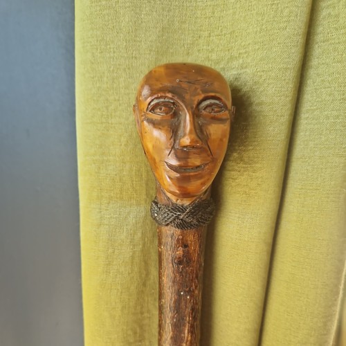 Antique vintage carved mans - vintage,