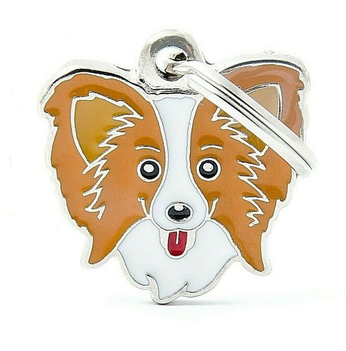 Papillon dog tag - papillon,