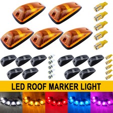 5X For 1988-2002 Chevy/GMC Pickup Trucks Roof Top Cab Lights Amber Marker Lights