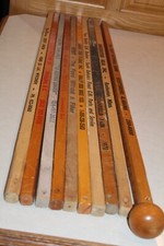 10 Vtg Antique Old Tapered