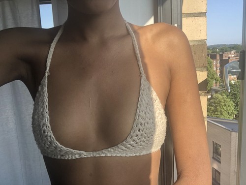Handmade crochet bikini top - handmade,