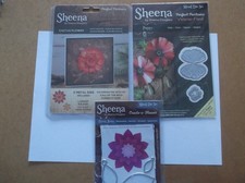 Crafters Companion, Sheena Douglas 3 Metal Die Sets, Flowers theme