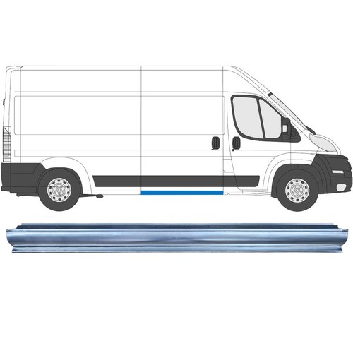 Sliding door sill - , repair