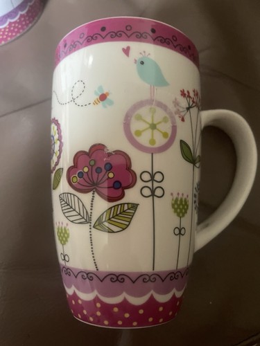 Decorative multicoloured mug - decorative,
