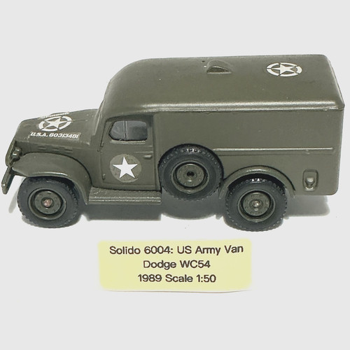 Solido 6004 dodge - dodge, wc54