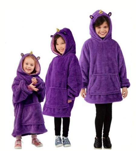 100 140cm kids snuggle fleece - snuggle,