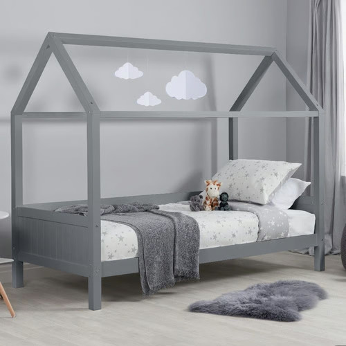 Happy beds home grey wooden - happy,