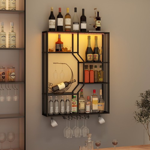 Wall mounted led wine storage - mounted,