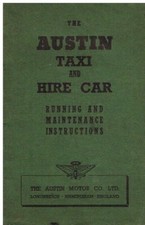 AUSTIN FX3 TAXI & HIRE CAR