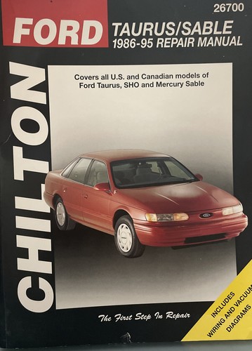 Vintage car repair manual - car,