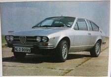 Original CSC 1989 Profile mag article ALFA ROMEO ALFETTA GT GTV GTV6 (1974-1987)