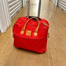 Bric's X-COLLECTION 2-in-1 Red Wheeled Cabin Luggage Pilot Bag VGC RRP £235