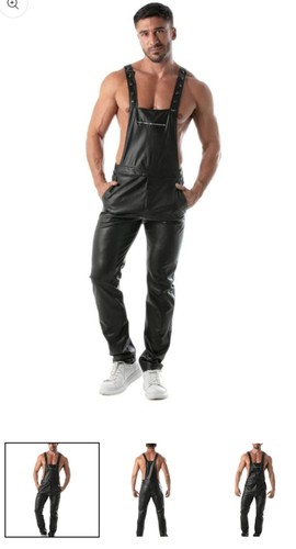 Tof kinky overall pants - pants, black