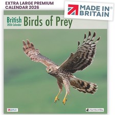 Calendar 2026 Birds Of Prey UK