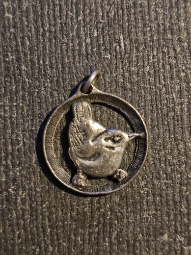 Vintage pewter wren garden - vintage,