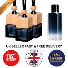 Sauvage Car Air Freshener Diffuser Long Lasting Fragrance 100% Fragrance 3 Pack