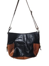 Valentina Brown & Black  Hobo Handbag Hand Bag Purse CL