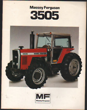 1983 Massey Ferguson "3505" 4-WD Row Crop Tractor Brochure Leaflet