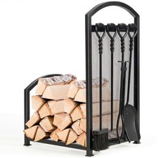 Firewood Rack with 4 Tools
