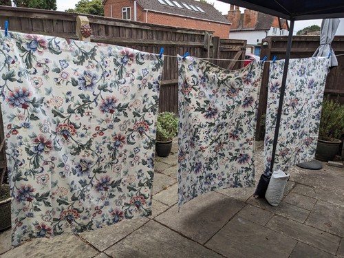 Vintage retro floral - 3x,