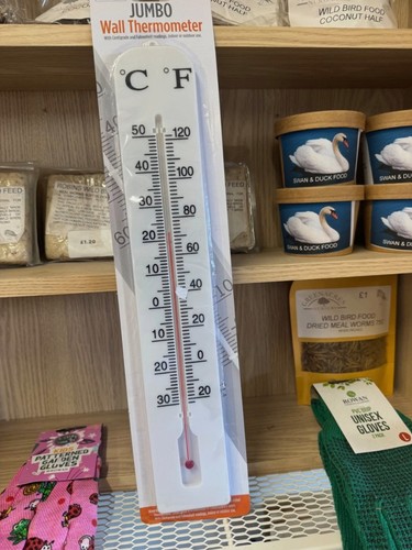 Jumbo wall thermometer - wall, 40cm
