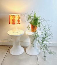 A pair Of White Tam Tam Stools