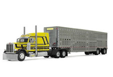 DCP Harrison Peterbilt 379 63" tractor cattle pot trailer 1/64 new in box