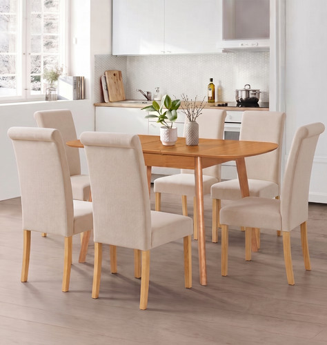 Dining table set - table, 6