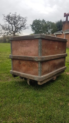 Vintage suroy linen trolleys - suroy,