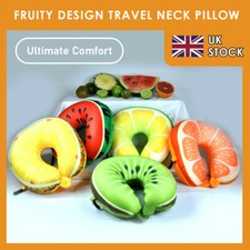 Travel Neck Pillow Support Microbead Cushion Soft Comfort Sleep Holiday Gift UK