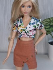 💞 Floral Top And Mini Skirt