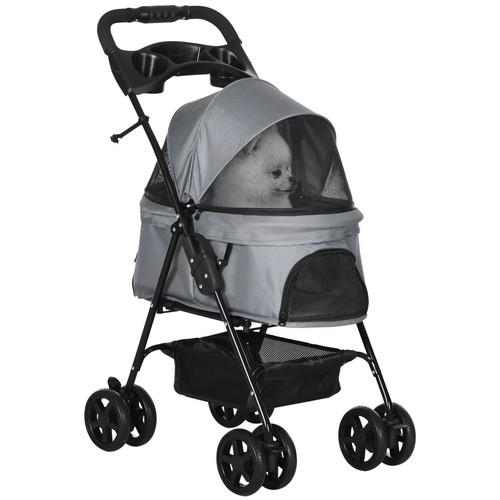 Pawhut pet stroller foldable - stroller,