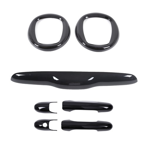 Gloss black front - black, door